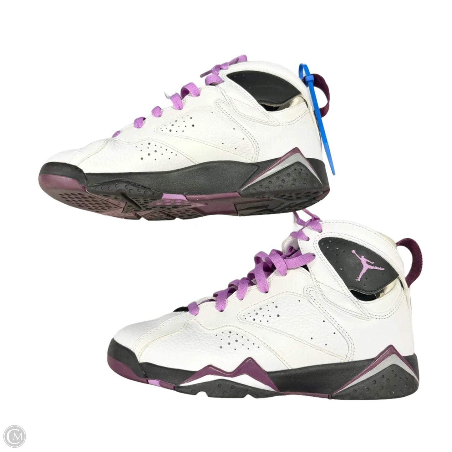 Shoes Luxury Designer By Jordan In Purple & White, Size: 8