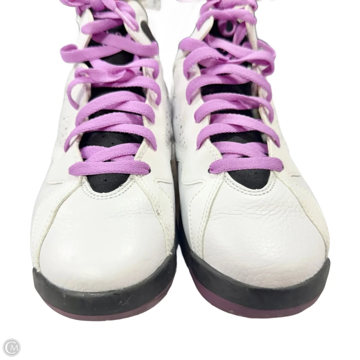 Shoes Luxury Designer By Jordan In Purple & White, Size: 8