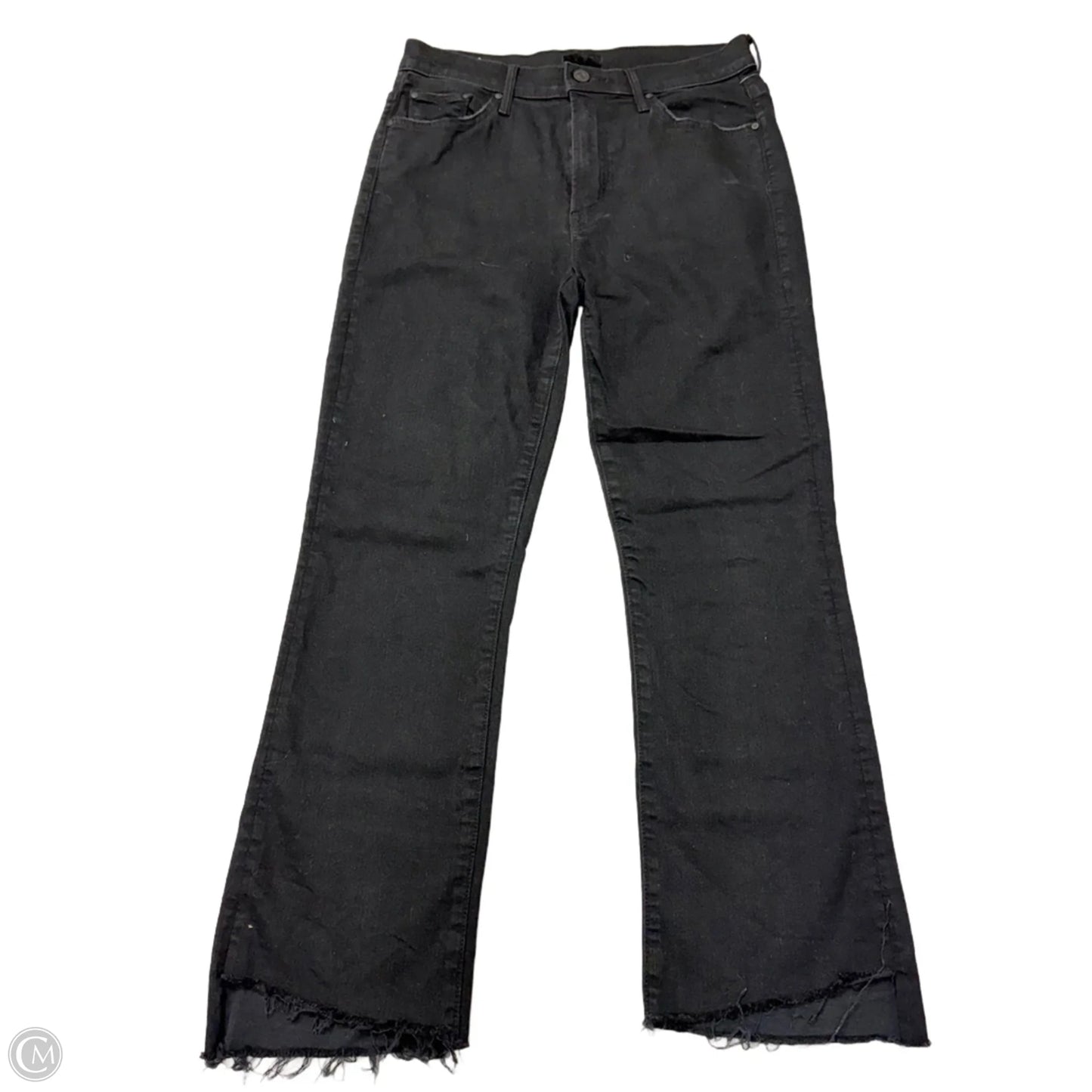 Jeans Boot Cut By Mother In Black Denim, Size: 6