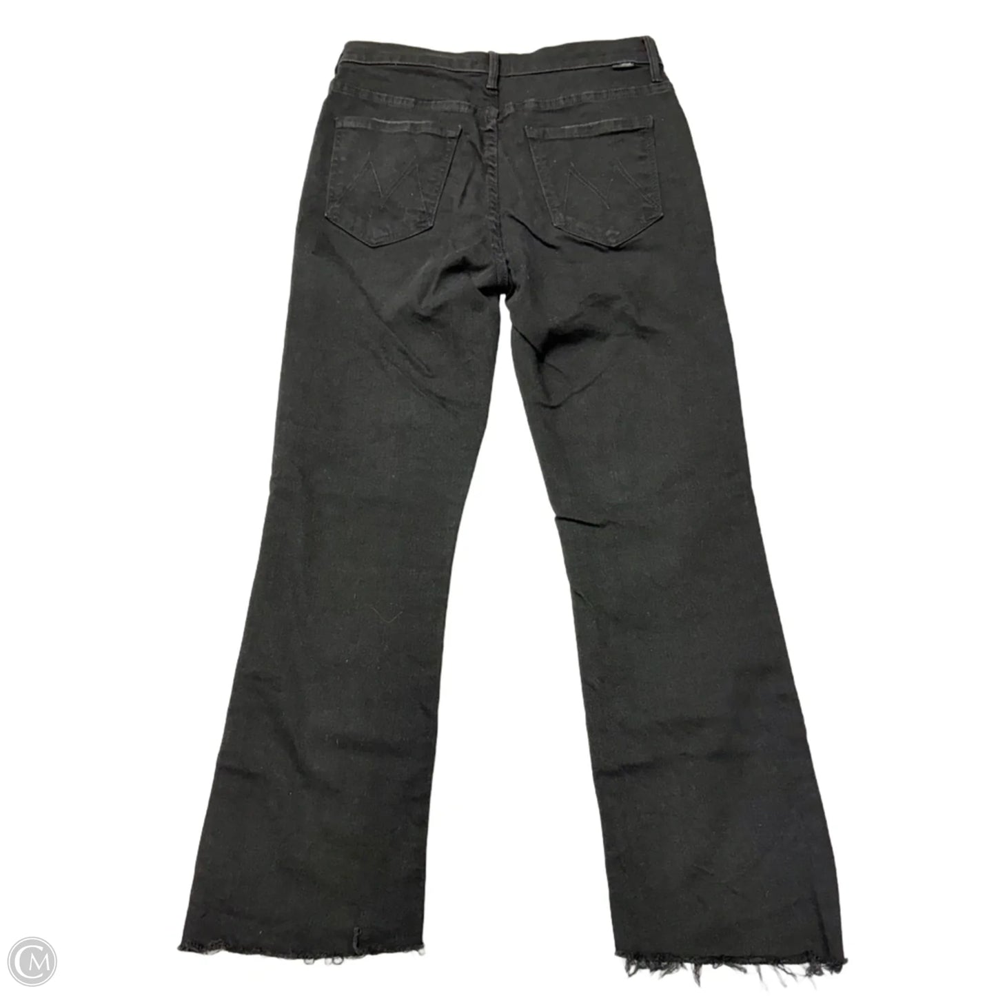 Jeans Boot Cut By Mother In Black Denim, Size: 6
