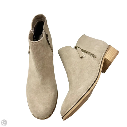 Boots Ankle Heels By Blondo In Grey, Size: 8