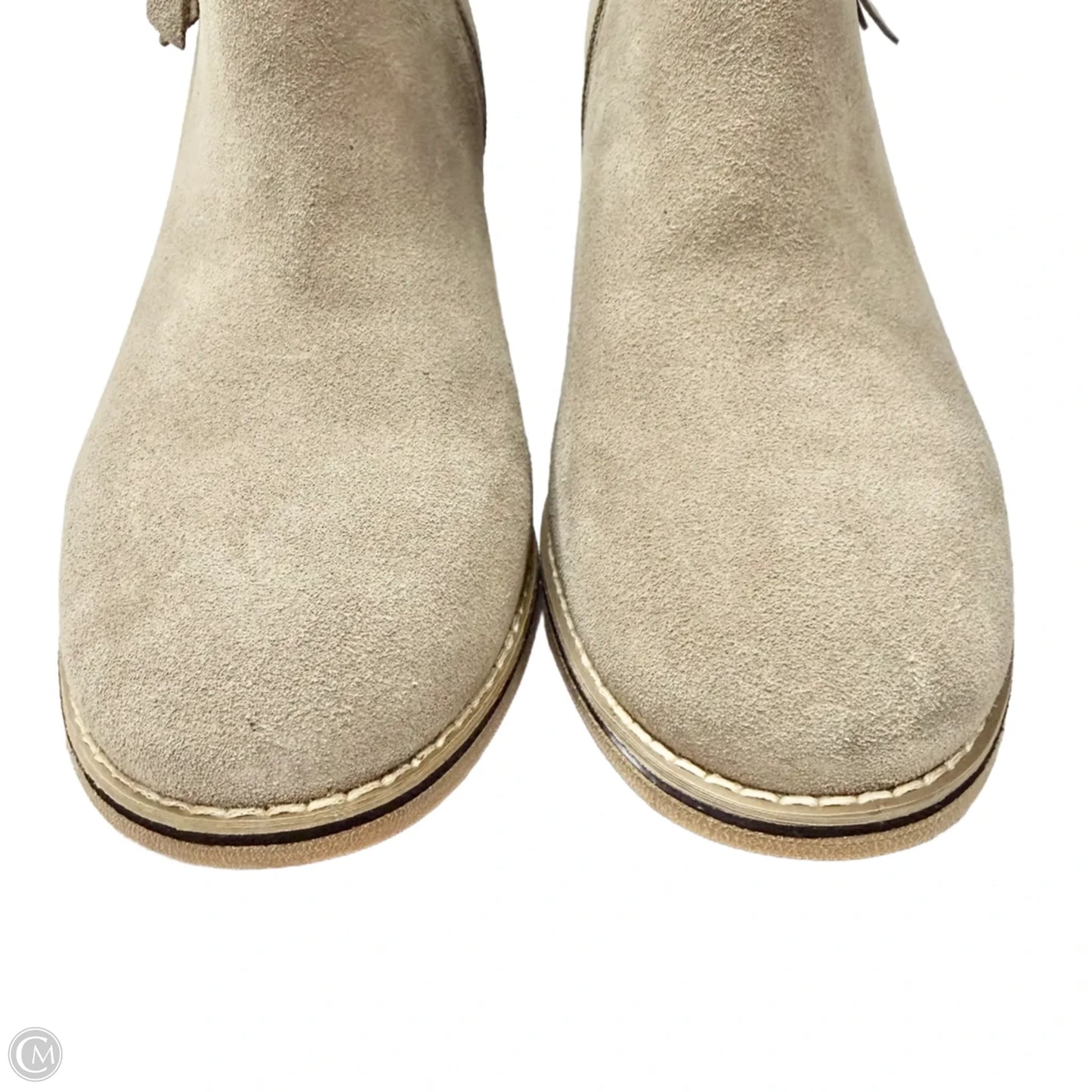 Boots Ankle Heels By Blondo In Grey, Size: 8