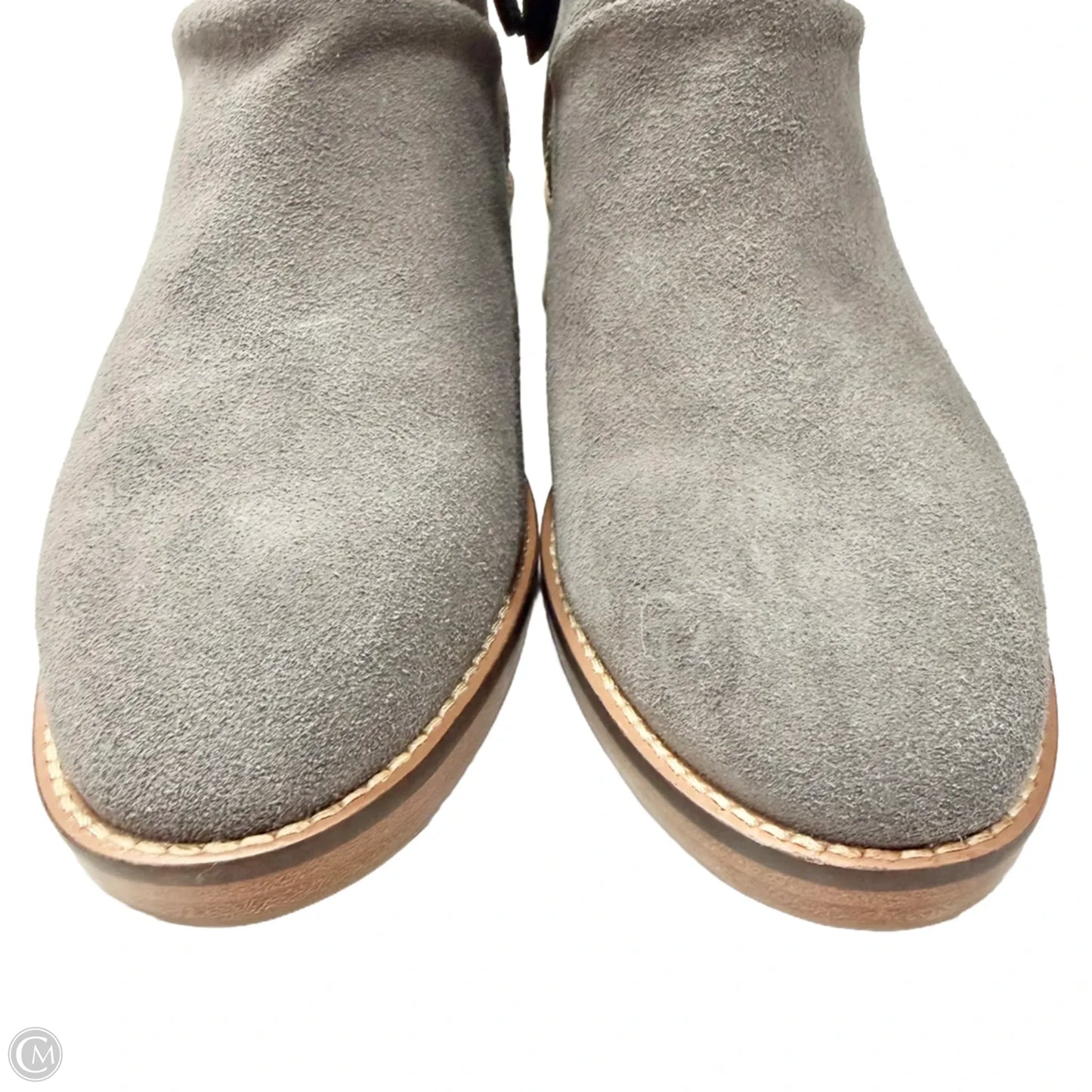 Boots Ankle Heels By Cole-haan In Grey, Size: 7.5