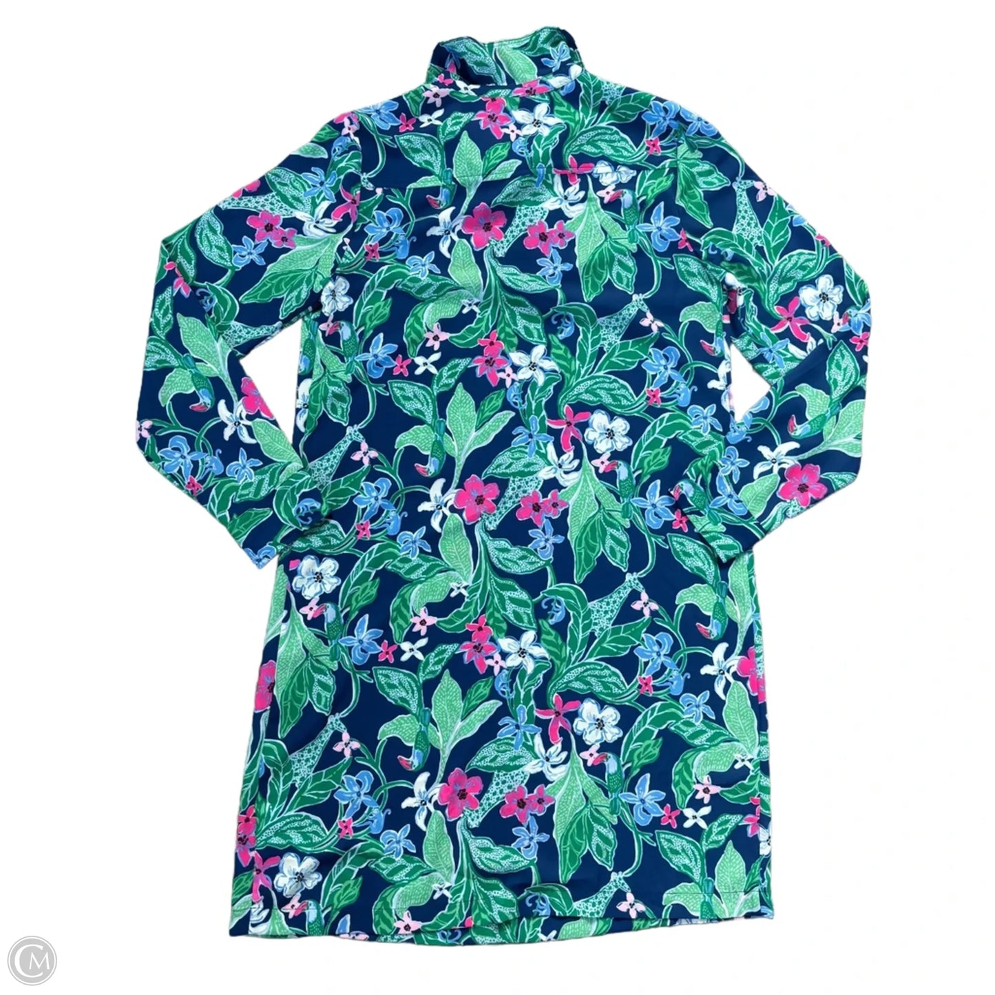 Dress Designer By Lilly Pulitzer In Blue & Green, Size: S