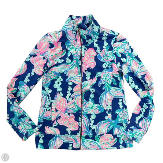 Jacket Designer By Lilly Pulitzer In Blue & Pink, Size: S
