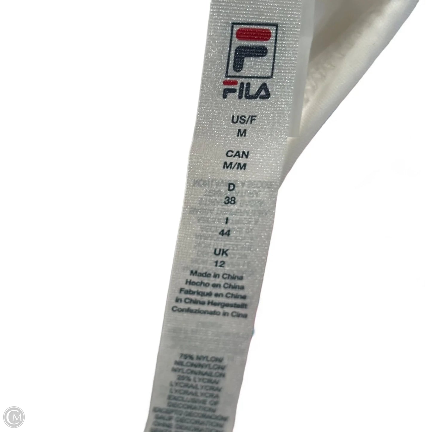 Athletic Tank Top By Fila In Blue & Pink, Size: M