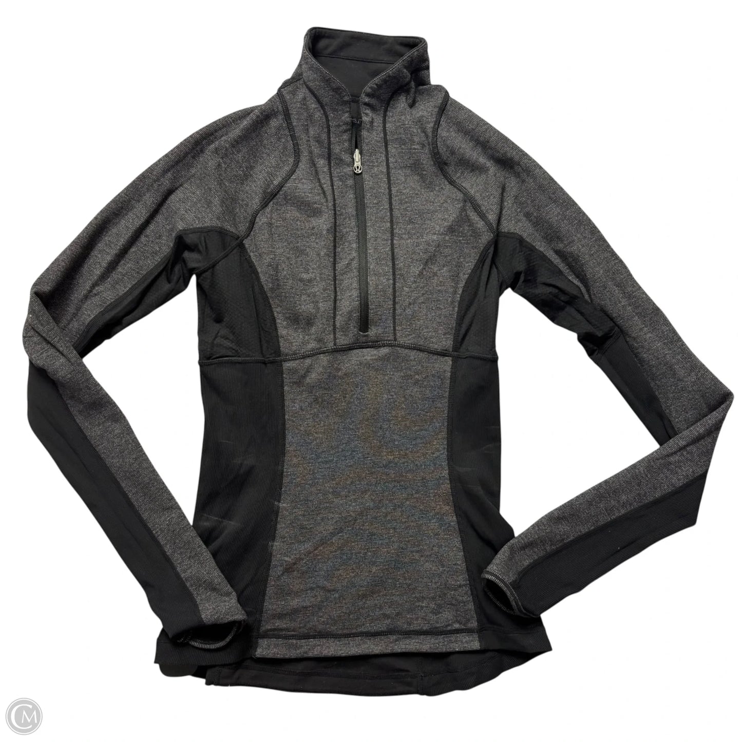 Athletic Jacket By Lululemon In Black, Size: S