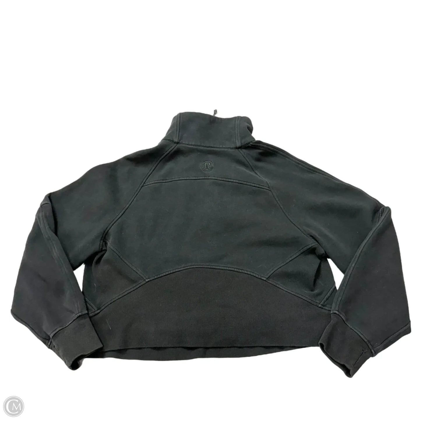 Athletic Sweatshirt Collar By Lululemon In Black, Size: M