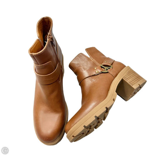 Boots Leather By Lucky Brand In Brown, Size: 9.5