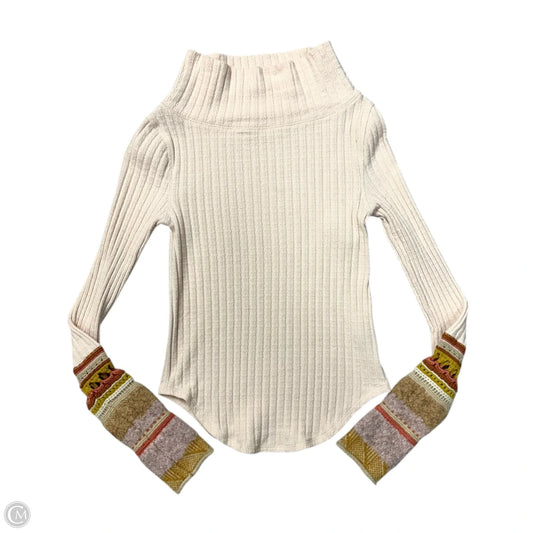 Top Long Sleeve By Free People In Peach, Size: Xs