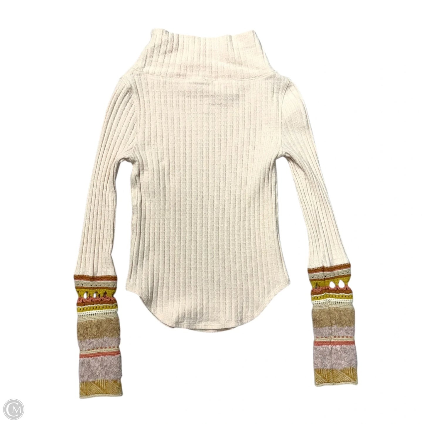 Top Long Sleeve By Free People In Peach, Size: Xs