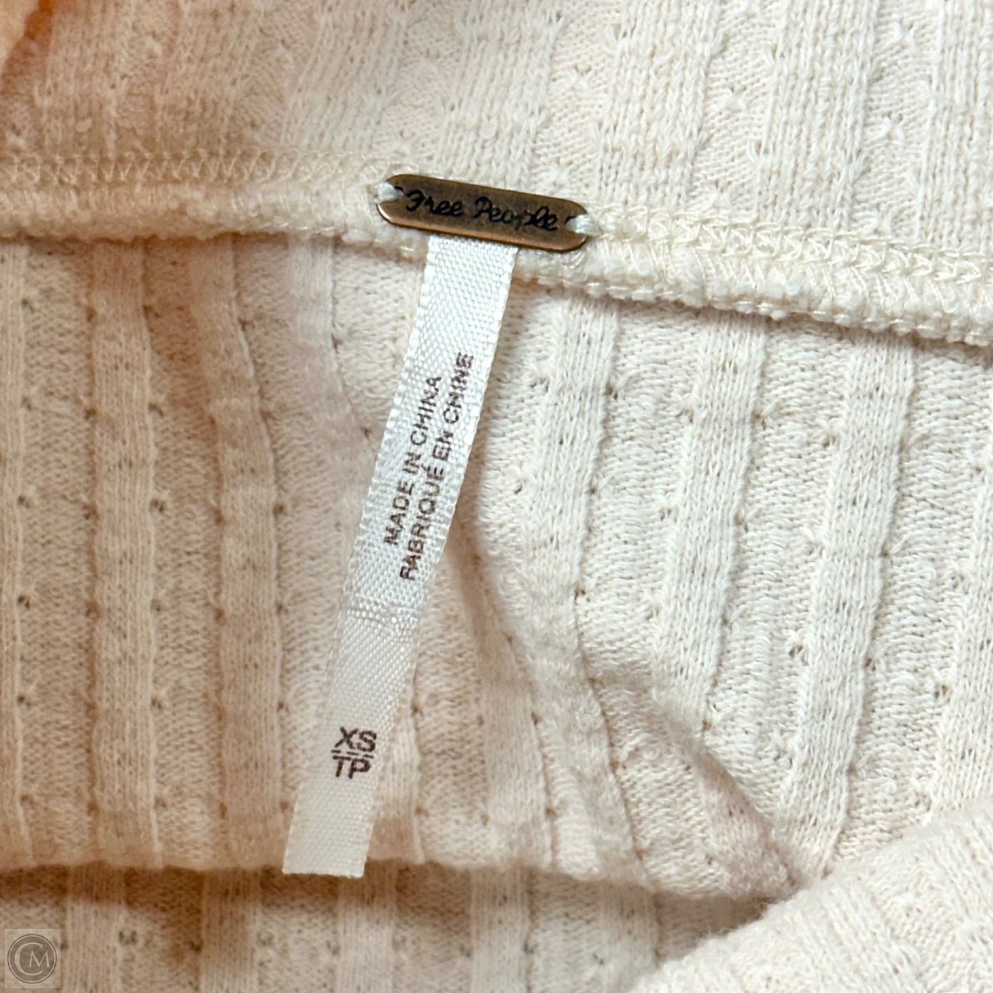 Top Long Sleeve By Free People In Peach, Size: Xs