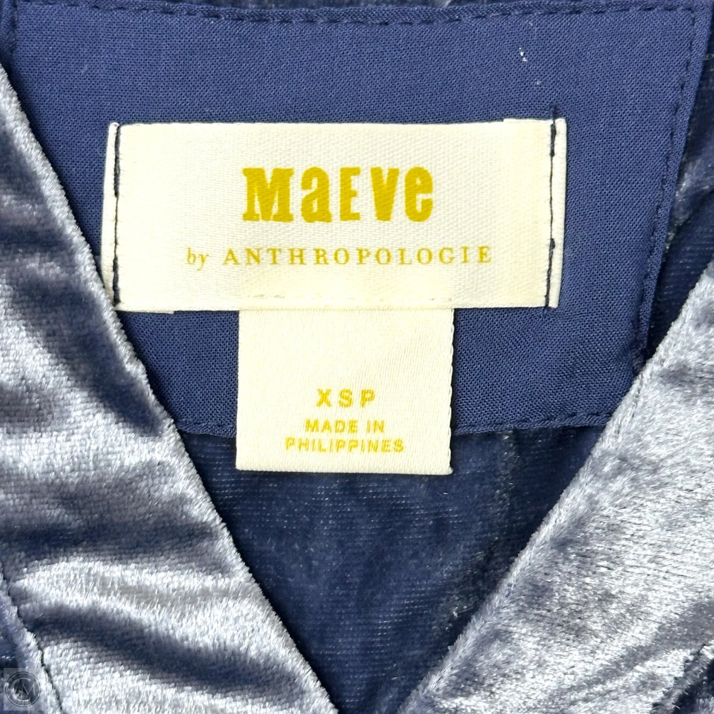 Dress Casual Midi By Maeve In Blue, Size: XSp