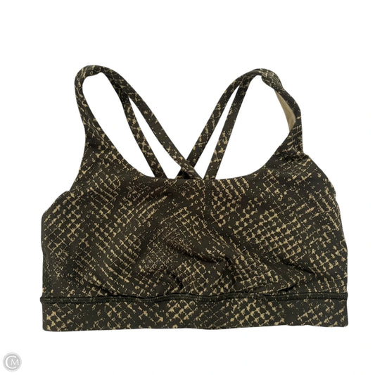 Athletic Bra By Lululemon In Green, Size: S