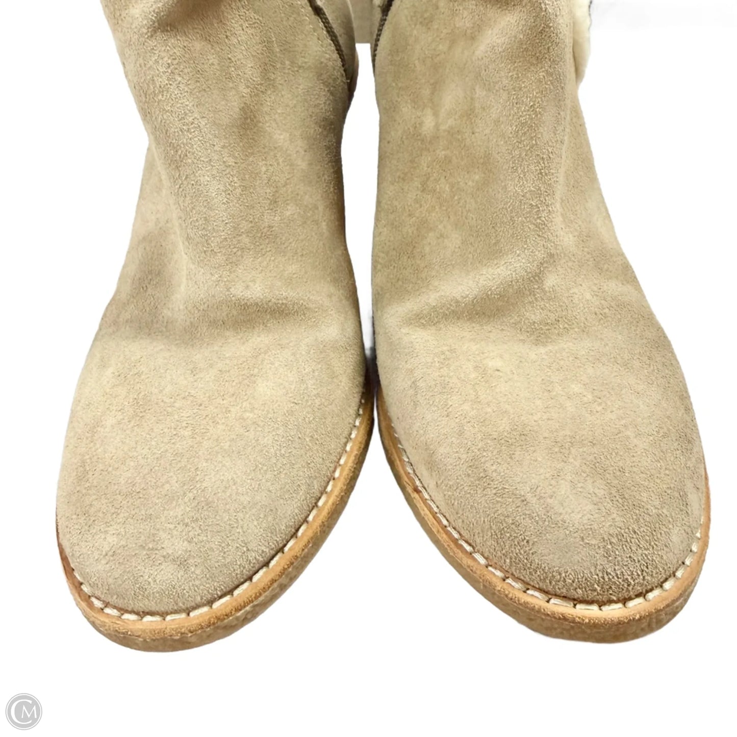 Boots Ankle Heels By Cole-haan In Tan, Size: 9