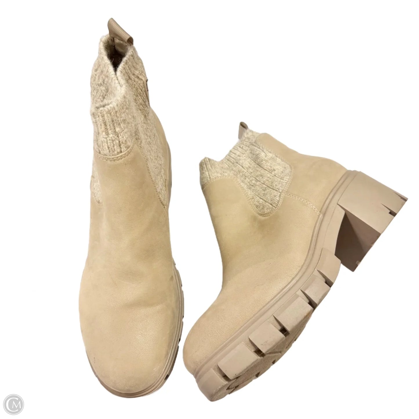 Boots Ankle Heels By Mia In Tan, Size: 9