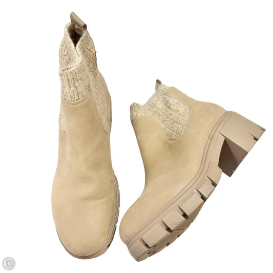 Boots Ankle Heels By Mia In Tan, Size: 9