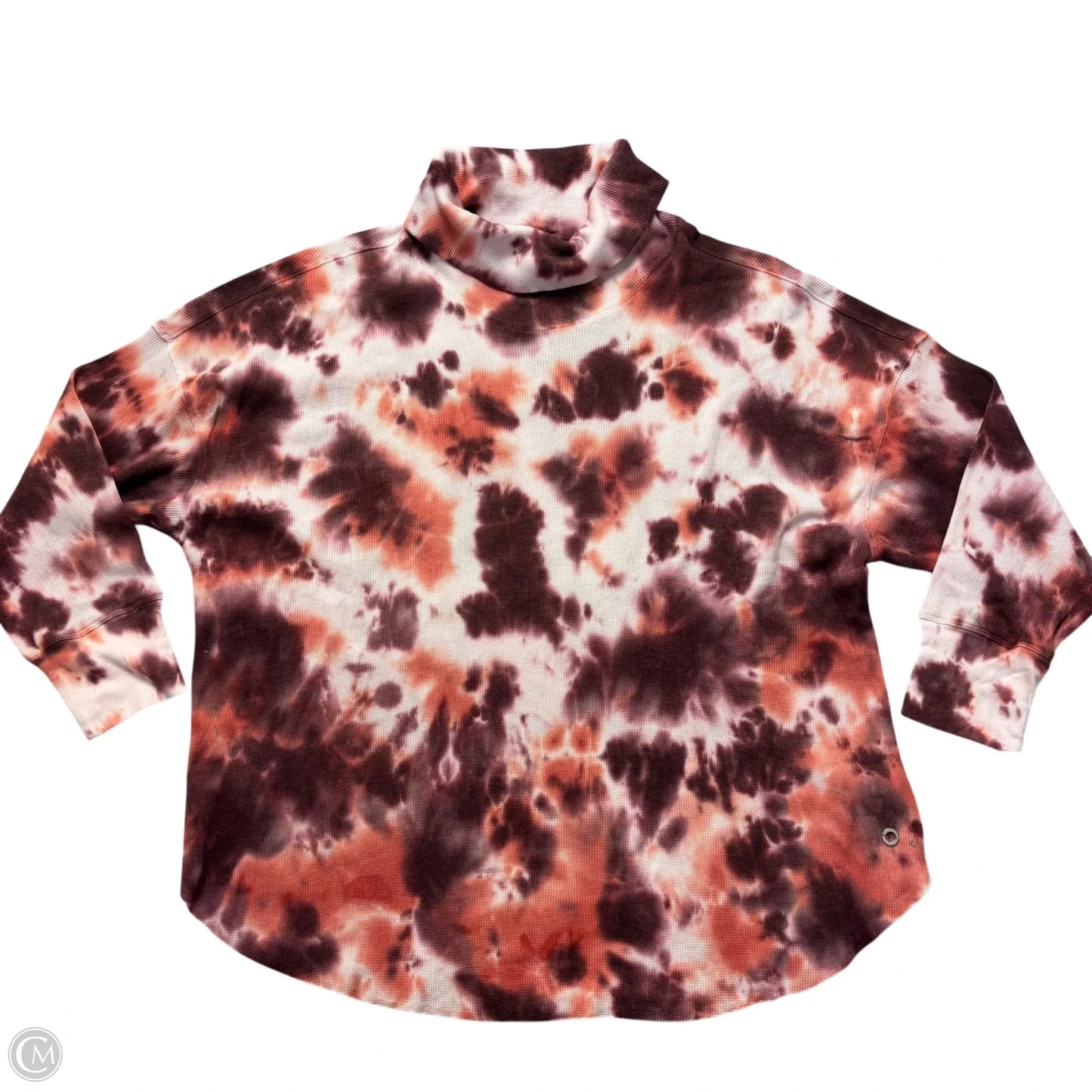 Top Long Sleeve By Calvin Klein In Pink & Purple, Size: 3x