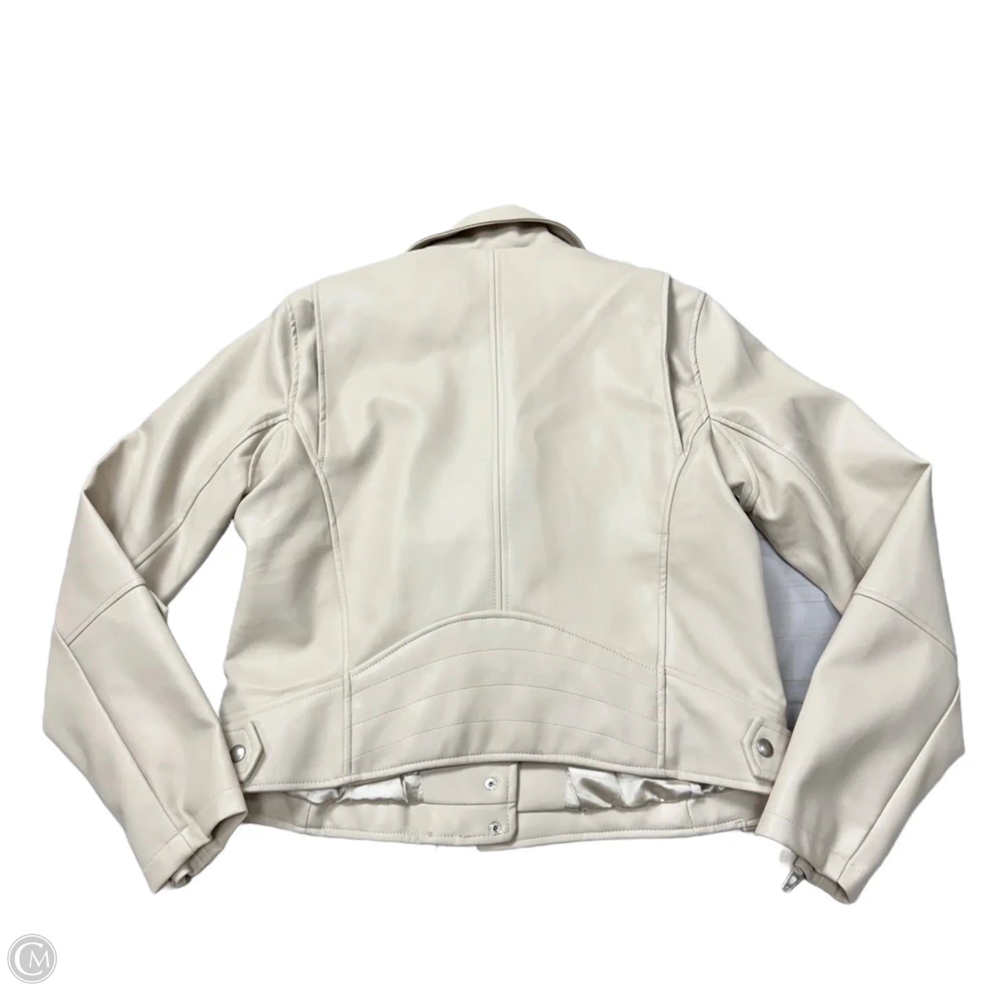 Jacket Moto By Blanknyc In Cream, Size: L