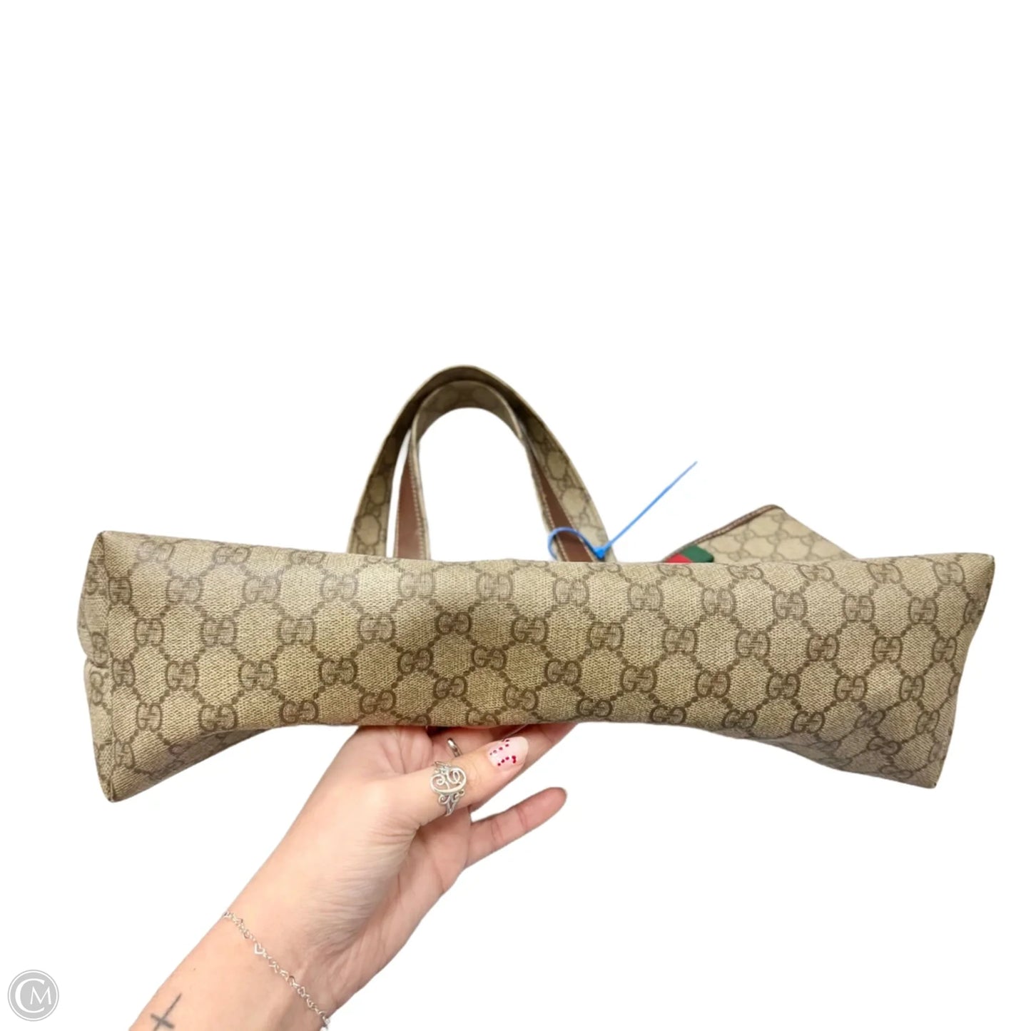 Tote Luxury Designer By Gucci, Size: Large