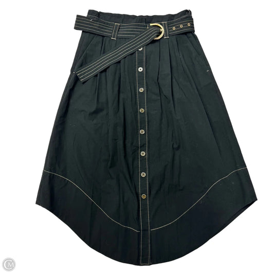 Skirt Maxi By Twinset In Black & Tan, Size: M