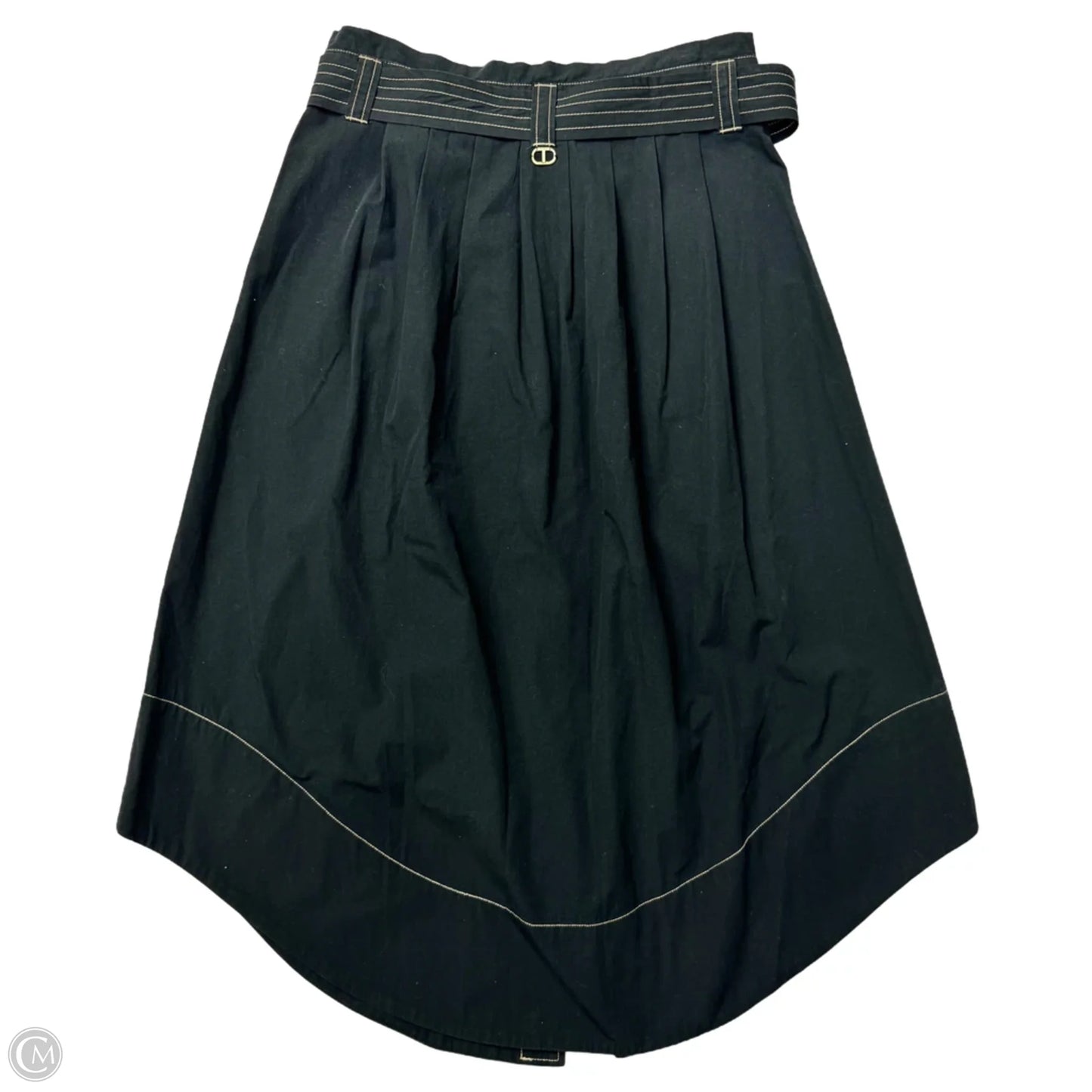 Skirt Maxi By Twinset In Black & Tan, Size: M