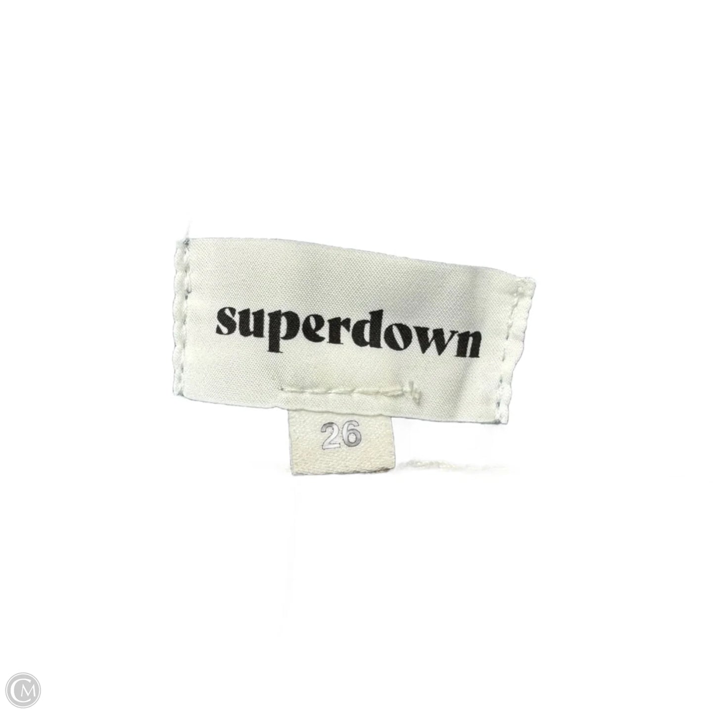 Jeans Wide Leg By Superdown In Blue Denim, Size: 2