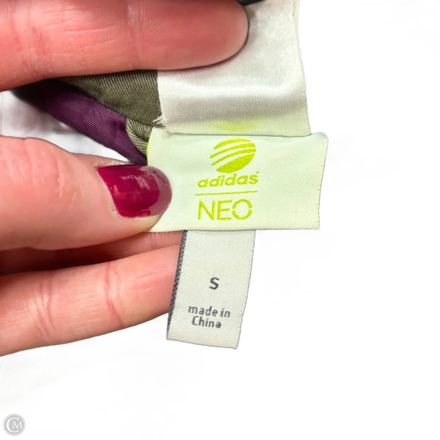 Coat Puffer & Quilted By Adidas In Green, Size: S