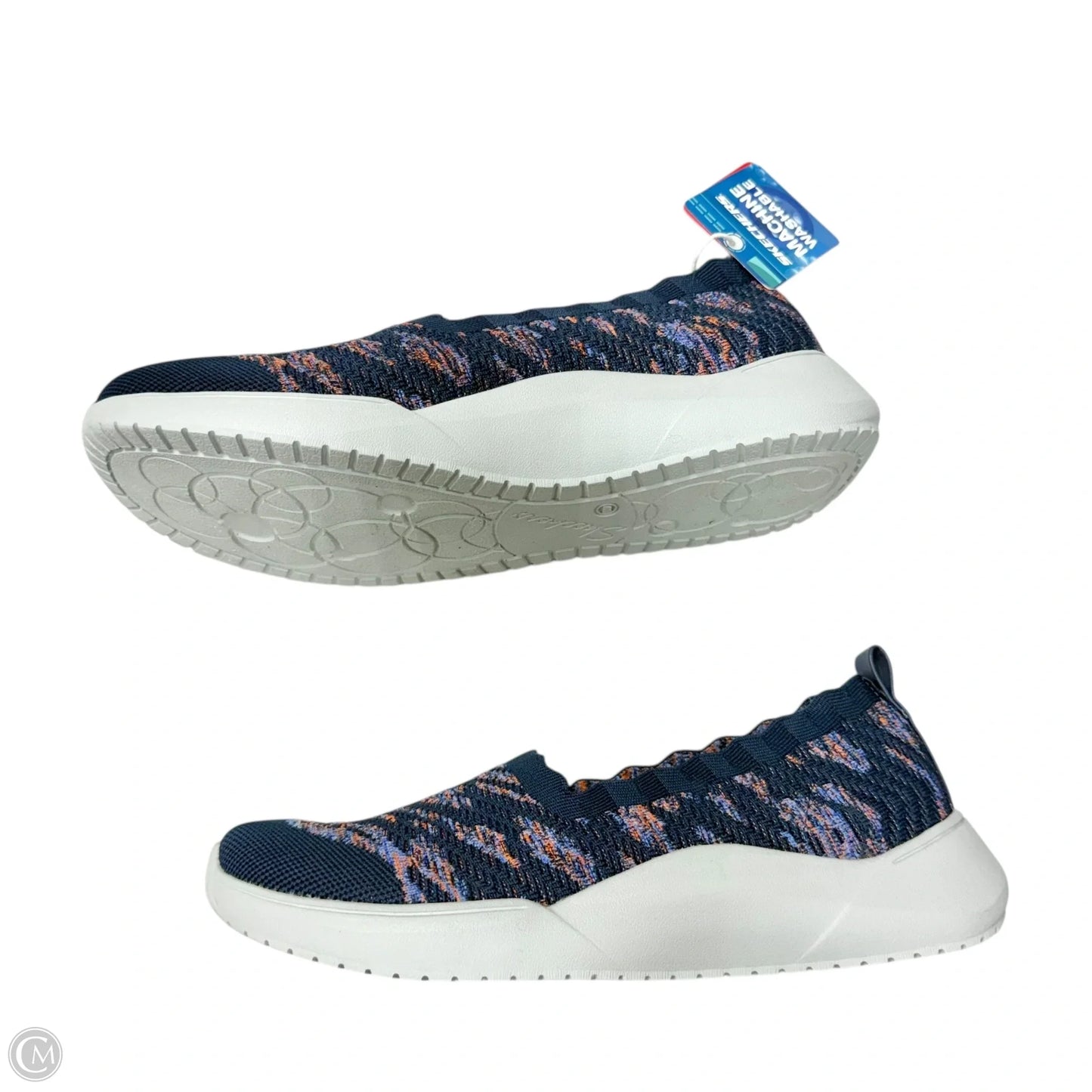 Shoes Flats By Skechers In Orange & Purple, Size: 10