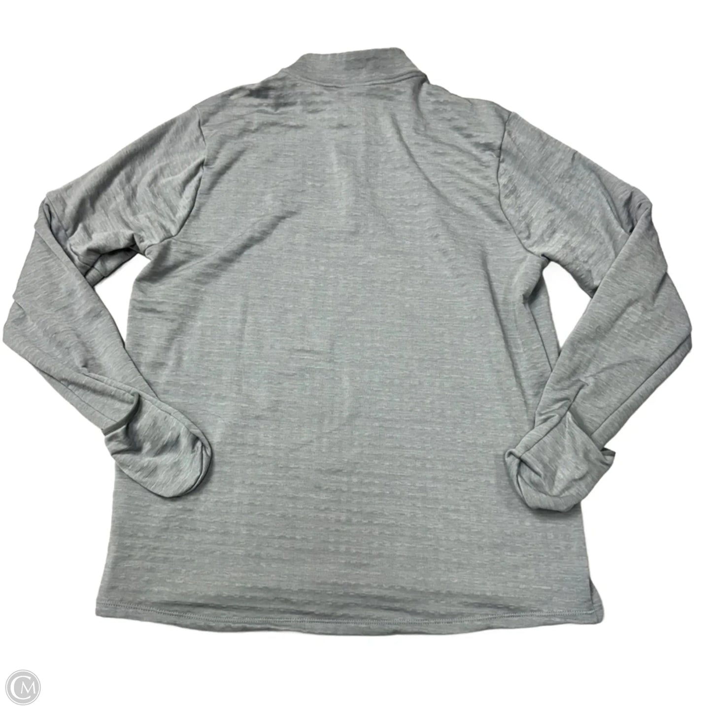 Athletic Jacket By Nike Apparel In Grey, Size: L