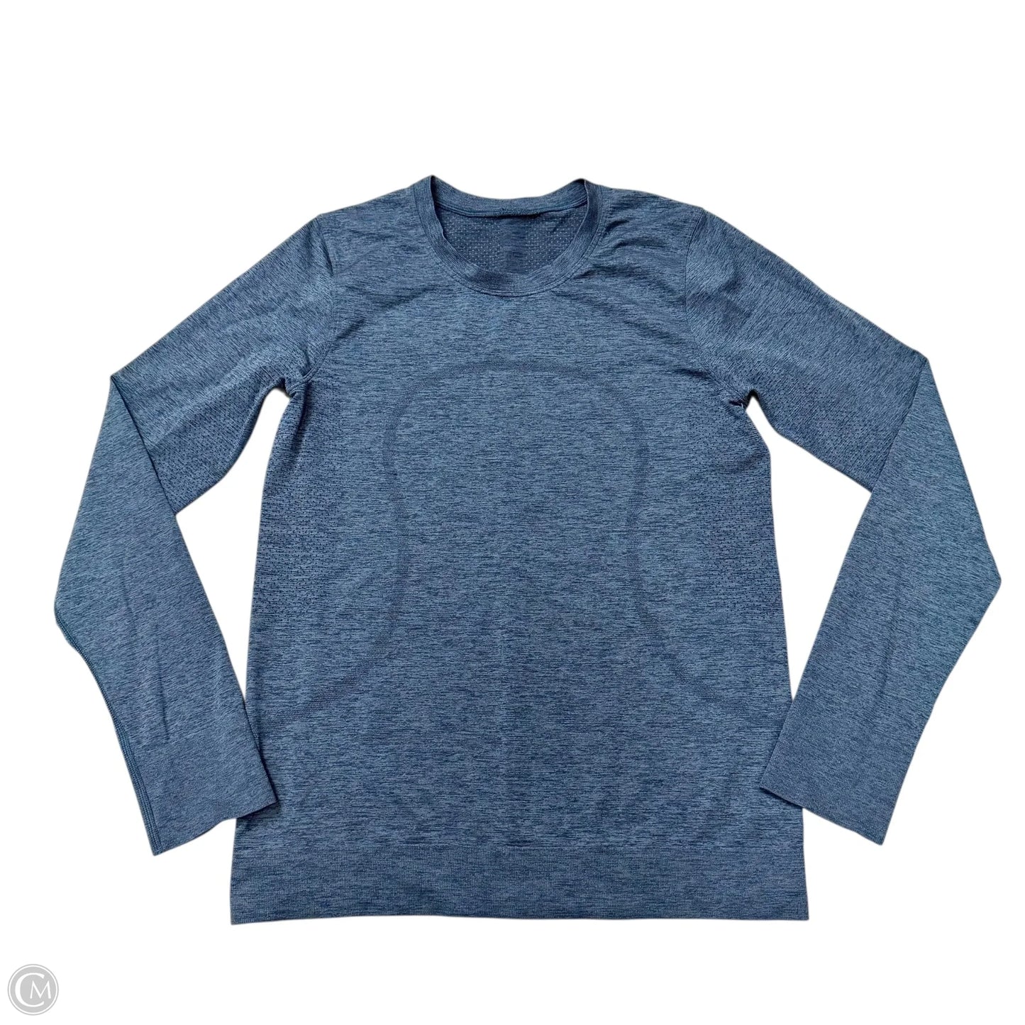 Athletic Top Long Sleeve Crewneck By Lululemon In Blue, Size: M