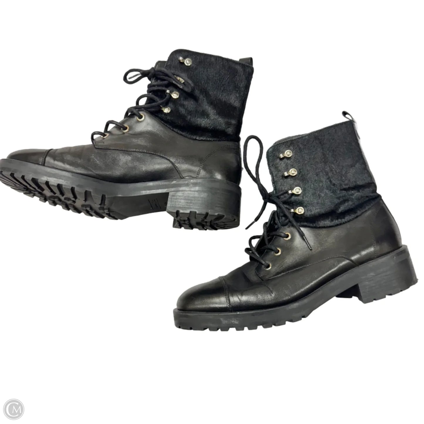 Boots Combat By Massimo Dutti In Black, Size: 11.5
