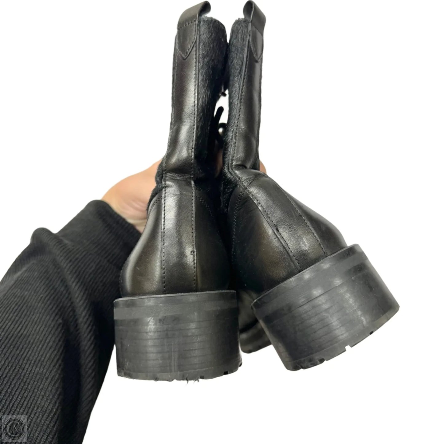 Boots Combat By Massimo Dutti In Black, Size: 11.5