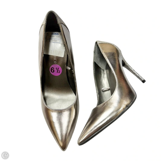 Shoes Heels Stiletto By Marc Fisher In Silver, Size: 6.5
