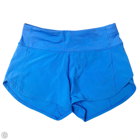 Athletic Shorts By Lululemon In Blue, Size: S