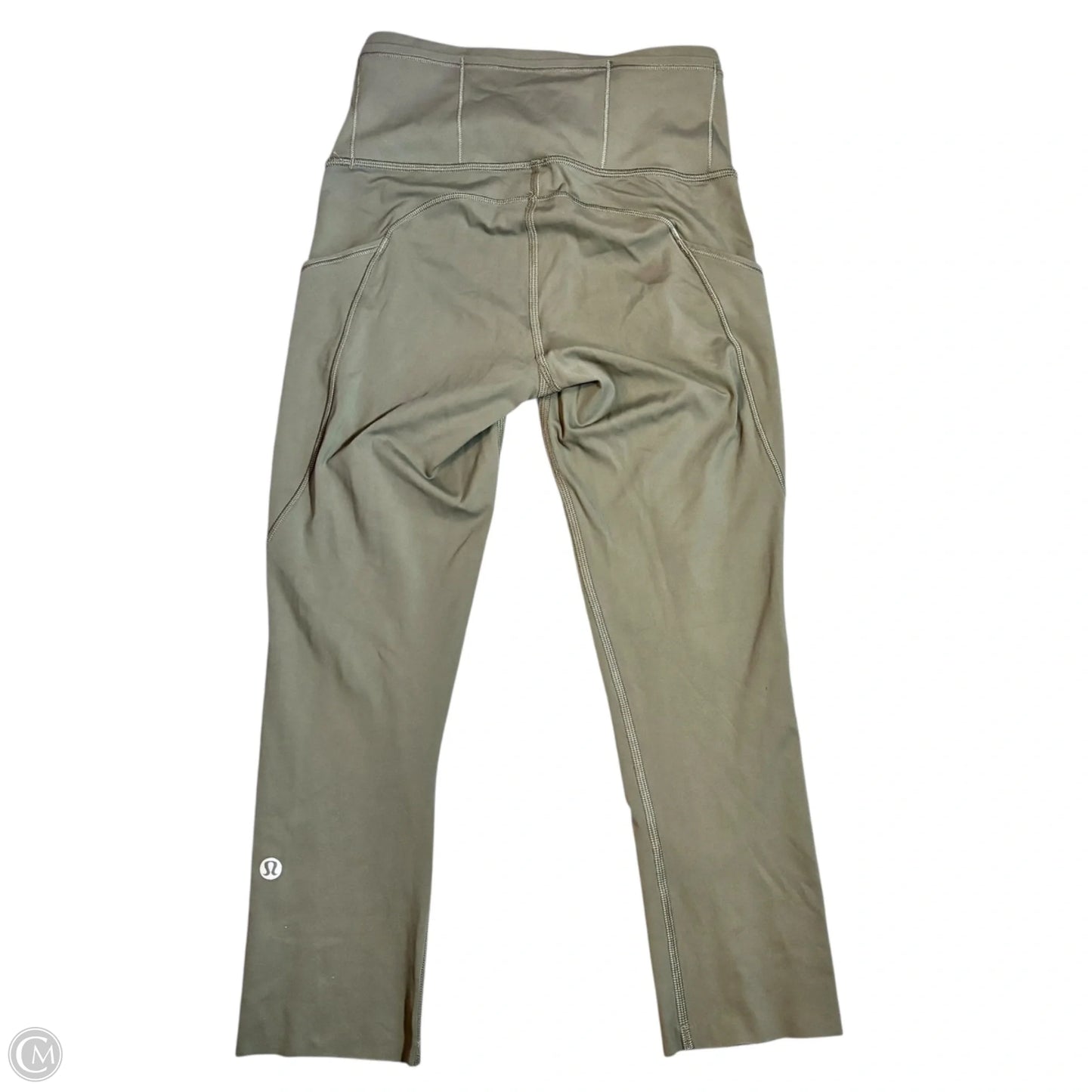Athletic Leggings Capris By Lululemon In Green, Size: Xs