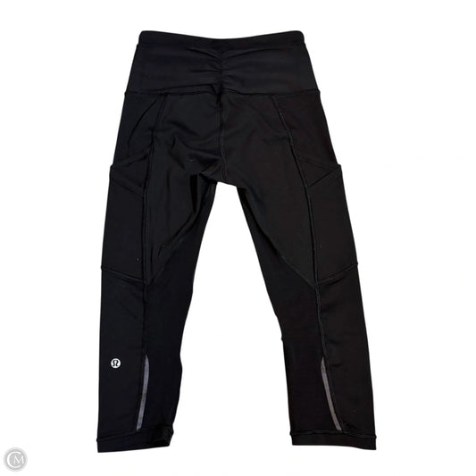 Athletic Leggings Capris By Lululemon In Black, Size: 2