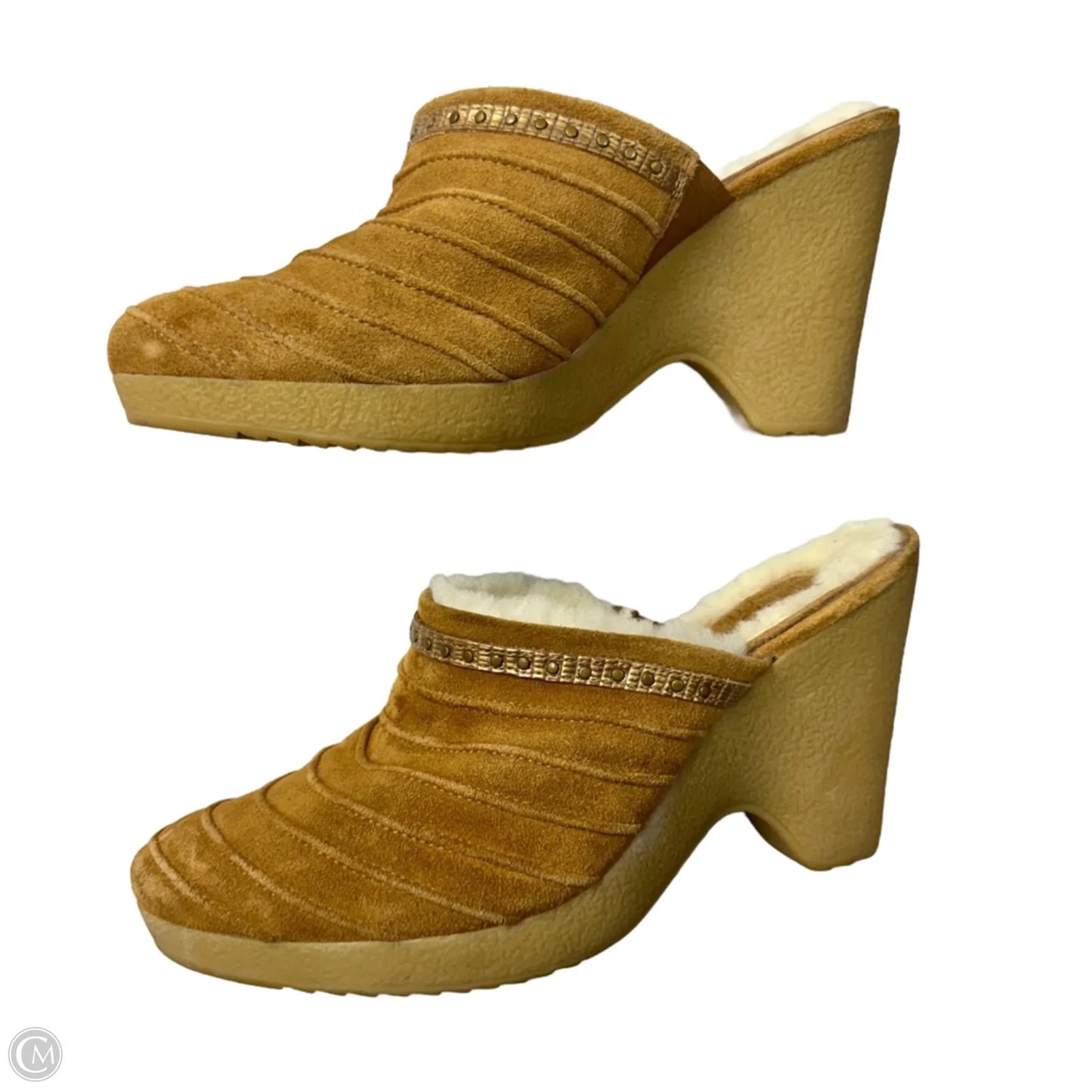 Shoes Heels Block By Cole-haan In Brown, Size: 9