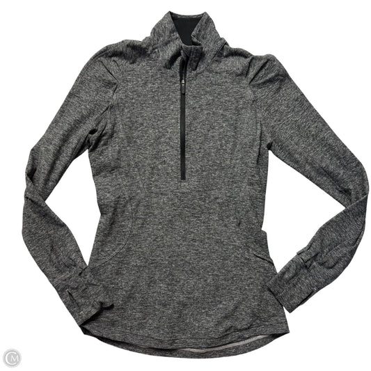 Athletic Jacket By Lululemon In Grey, Size: S