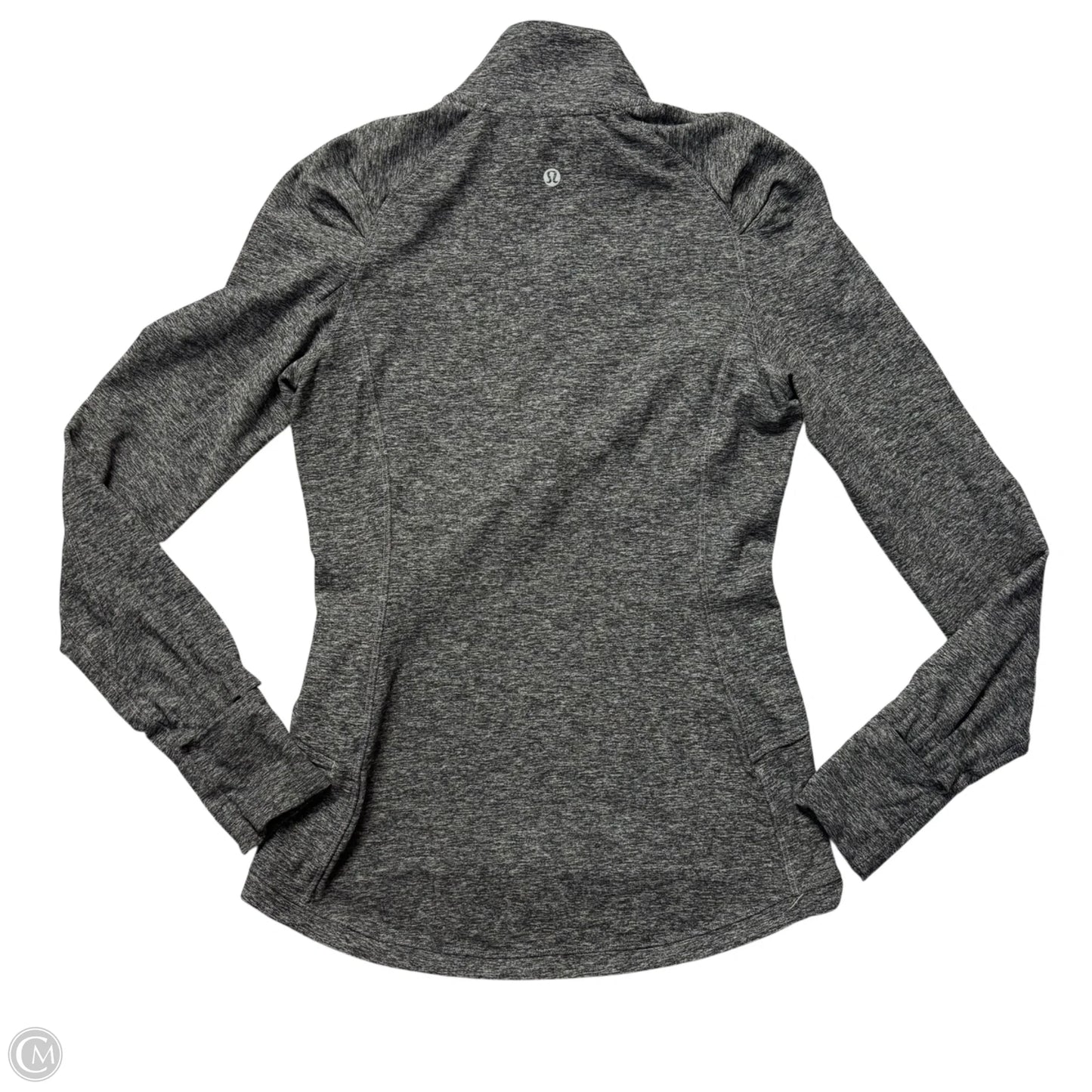 Athletic Jacket By Lululemon In Grey, Size: S