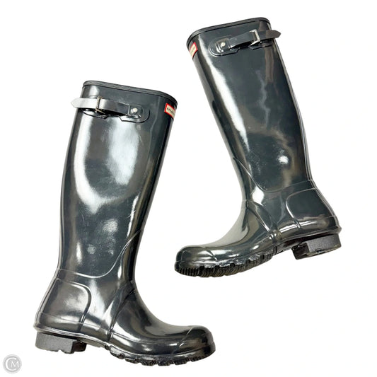 Boots Rain By Hunter In Grey, Size: 8