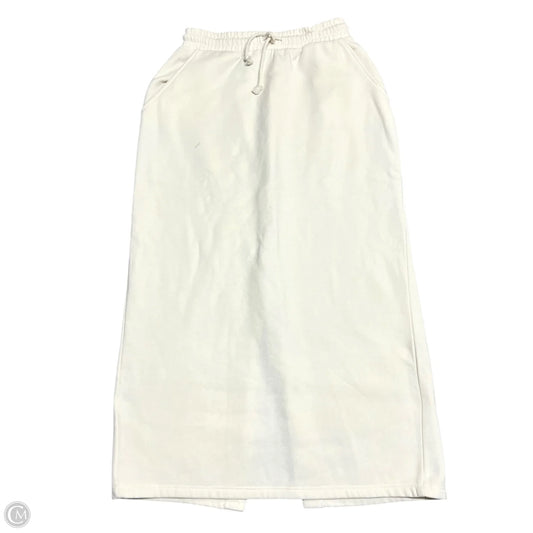Skirt Maxi By Zara In Cream, Size: S