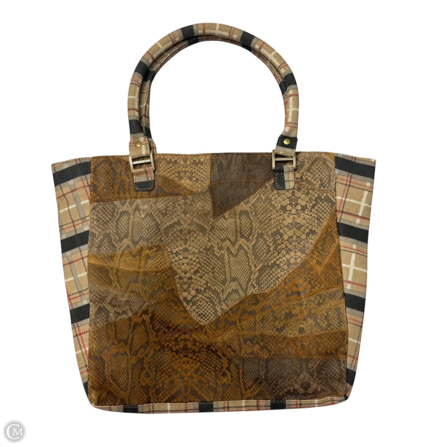 Tote Leather, Size: Large