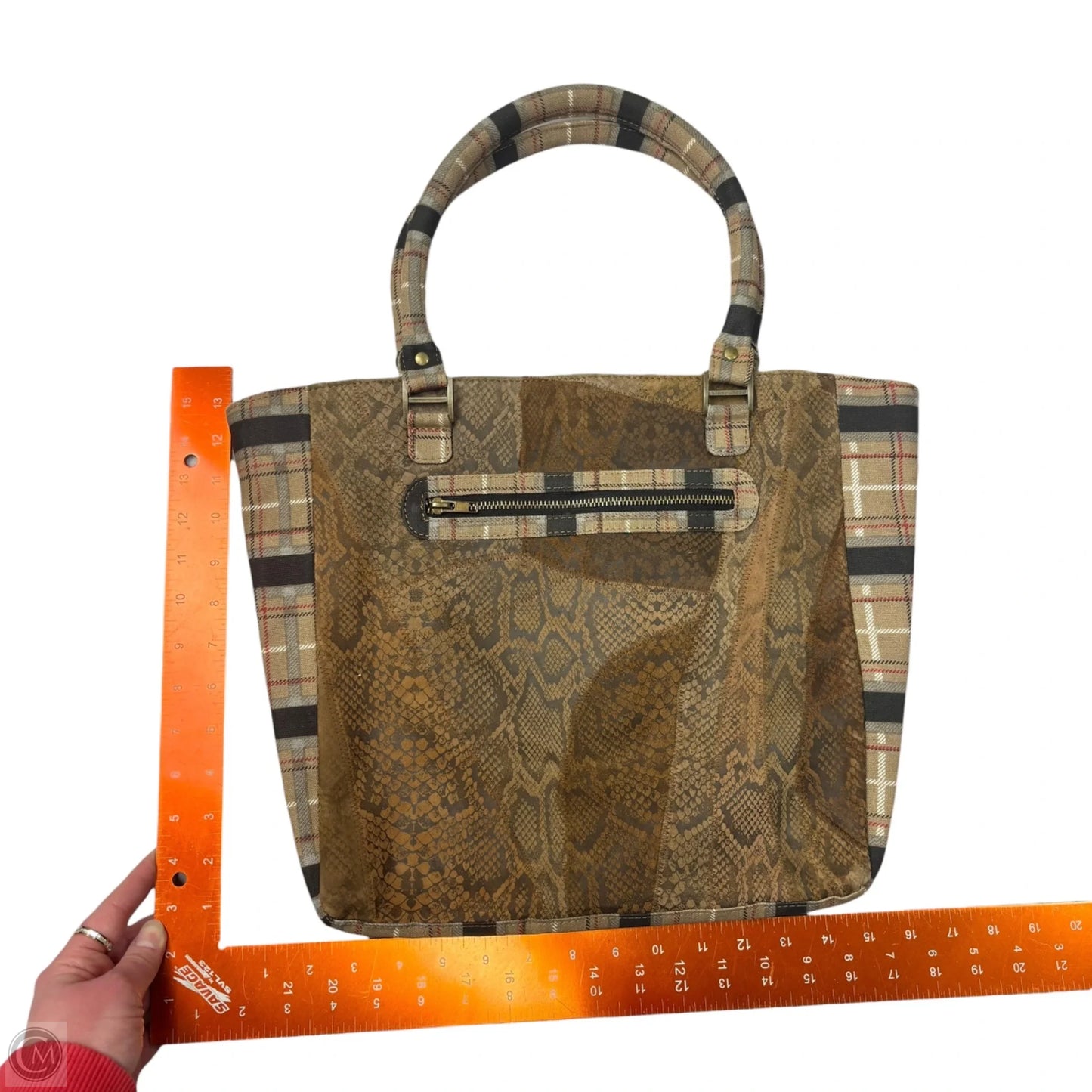 Tote Leather, Size: Large