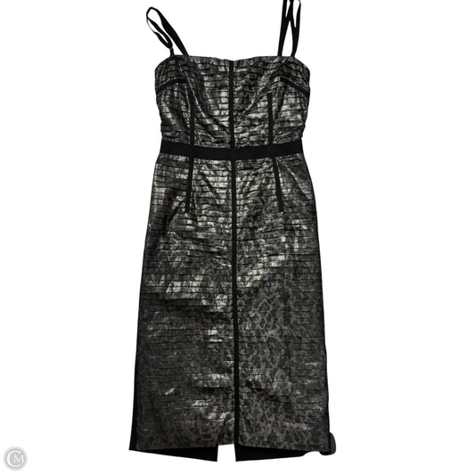 Dress Luxury Designer By Dolce And Gabbana In Black & Grey, Size: S