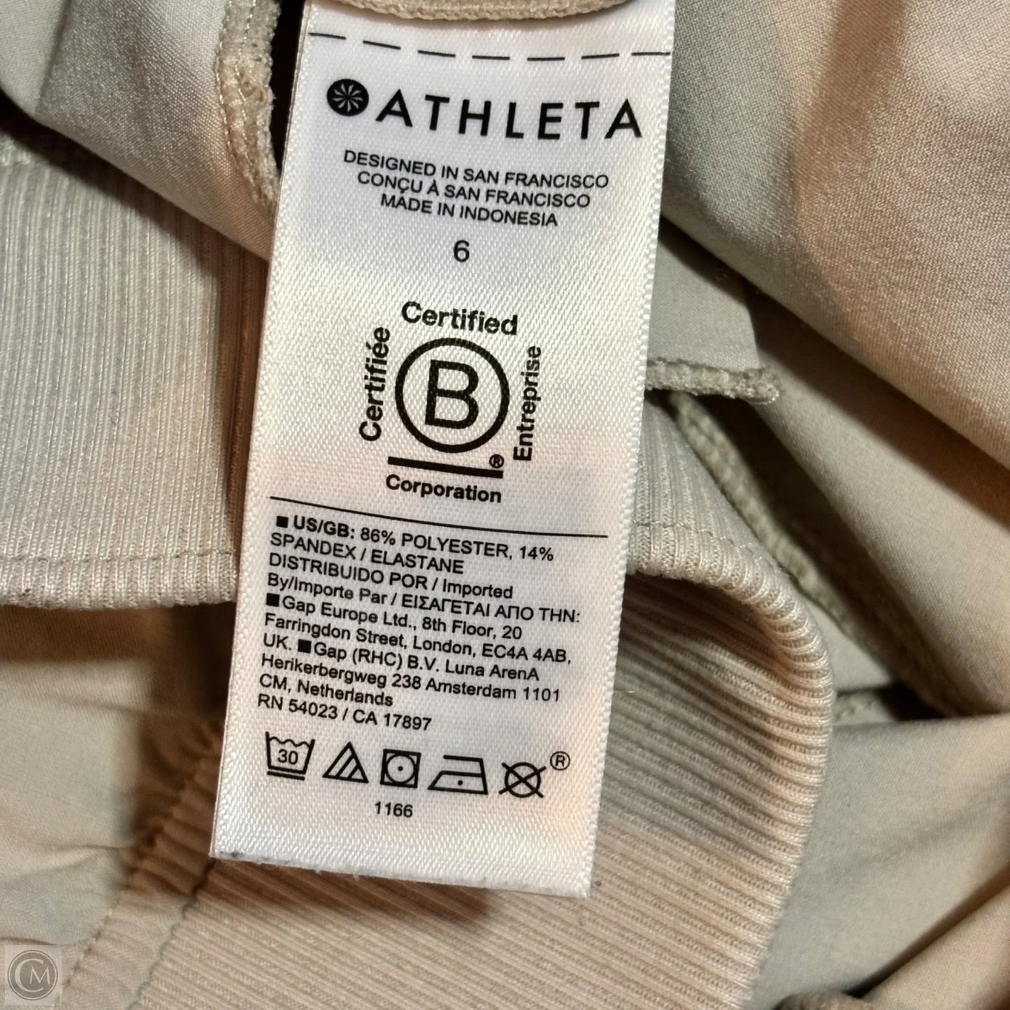 Athletic Pants By Athleta In Cream, Size: 6