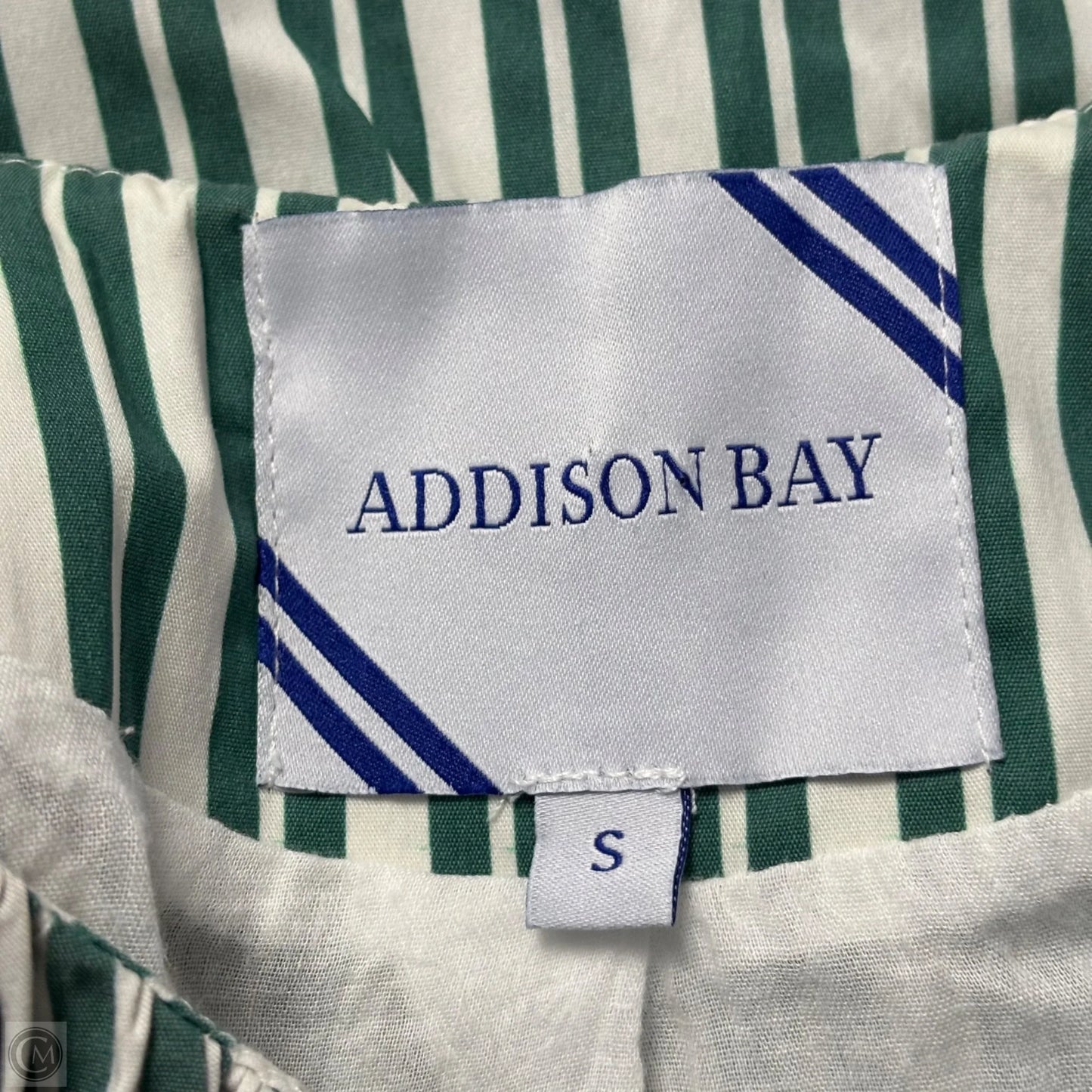 Dress Casual Maxi By Addison Bay In Green & White, Size: S