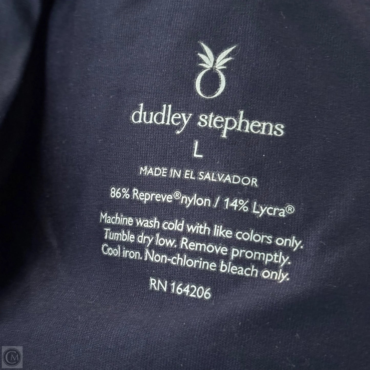 Top Short Sleeve Basic By Dudley Stephen's In Navy, Size: L