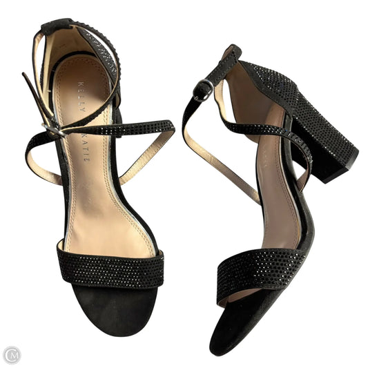 Shoes Heels Block By Kelly And Katie In Black, Size: 9
