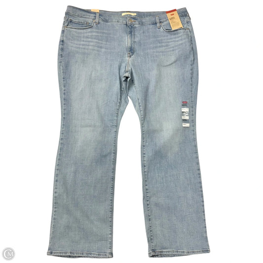 Jeans Boot Cut By Levis In Blue Denim, Size: 3x